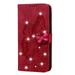 Compatible for Galaxy S20 FE 5G(6.5 inch 2020) Galaxy S20 FE Case Allytech Embossed Butterfly Wrist Strap PU Leather with Viewing Stand Card Slots Flip Case for Samsung Galaxy S20 FE 2020 Red