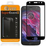 For Motorola Moto X4 / Motorola Moto X (4th Gen) (2017 Release) - SuperGuardZ Full Cover Tempered Glass Screen Protector Edge-To-Edge 9H Anti-Scratch Anti-Bubble Anti-Fingerprint