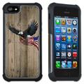 Maximum Protection Cell Phone Case / Cell Phone Cover with Cushioned Corners for iPhone 6 & iPhone 6S - Eagle with Flag