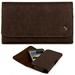 LG Leon Risio Tribute 2 ~ Horizontal Leather Pouch Case Holster - Brown