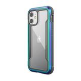 Raptic Shield Case Compatible with iPhone 12 Mini Case Shock Absorbing Protection Durable Aluminum Frame 10ft Drop Tested Fits iPhone 12 Mini Iridescent