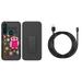 Bemz Armor Motorola Moto G Power (2020) Case Bundle: Heavy Duty Rugged Holster Combo Protection Cover Heavy Duty Extra Long (Type-C) USB-C to USB-A Cable (10 Foot) and Touch Tool - Pink Owl