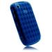 Flexible TPU Gel Case for Blackberry Curve 8520 - Blue Argyle