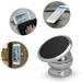 360 Degree Magnetic Smartphone Car Holder for iPhone Xs Max Xs Plus Xs Xs X XR iPhone 8 7 6S 6 Plus (Silver) + Mini Stylus