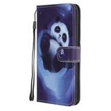 Allytech Galaxy Note 20 Cover Note 20 Wallet Case PU Leather Folding Stand Credit Cards Slots Shockproof Magnetic Clasp Wallet Case Cover for Samsung Galaxy Note 20 6.7 Panda