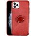 Mignova For iPhone 12 / iPhone 12 Pro 6.1 inch Case with Ring Holder Glitter Bling Cover for Girls Women Sparkly Pretty Fancy Cute with Kickstand TPU Case iPhone 12 / 12 Pro 6.1 inch 2020 (Red)