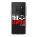 DistinctInk Clear Shockproof Hybrid Case for Samsung Galaxy S9 (5.8 Screen) - TPU Bumper Acrylic Back Tempered Glass Screen Protector - Keep Calm The Lawyer Is Here