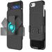 Njjex for iPhone SE 2020 / iPhone SE 2nd 6 6S 7 8 X XS 7 8 Plus Holster Case Combo Shell & Holster Case - Super Slim Shell Case with Built-in Kickstand Swivel Belt Clip Holster