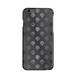 DistinctInk Case for iPhone 6 / 6S (4.7 Screen) - Custom Ultra Slim Thin Hard Black Plastic Cover - Silver Grey Black White Damask - Floral Damask Pattern