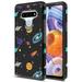 LG Stylo 6 Case LG Stylo 6+ Case KAESAR Hybird Drop Protection Sleek Slim Dual Layer Shockproof Colorful Graphic Armor Case For LG Stylo 6 / LG Stylo 6 Plus (Space)