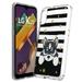 Capsule Case Compatible with LG K22 K22+ [Slim Hybrid Fit Heavy Duty Men Women Girly Cute Design Protective Clear Case Phone Cover] for Boost LG K22 LMK200 - (Siberian Husky)