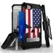 BC Tri-Shield iPhone SE iPhone SE 2022 iPhone SE 2020 iPhone 8 Case - Military Grade Protection Phone Case with Belt Holster Clip Attachment - USA Skull Flag