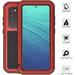 Gorilla Aluminum Metal Samsung Galaxy S20 Plus Case (Red) Heavy Duty Military Grade Shockproof and Scratch Resistant Protection Rugged Outdoor Travel