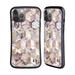 Head Case Designs Officially Licensed Micklyn Le Feuvre Marble Patterns Blush Quartz Honeycomb Hybrid Case Compatible with Apple iPhone 14 Pro Max