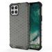 AMZER Ultra Hybrid Case for iPhone 12 Honeycomb Designed Dual Layer SlimGrip Case for iPhone 12 - Grey