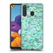 Head Case Designs Officially Licensed Micklyn Le Feuvre Marble Patterns Mosaic In Mint Quartz And Jade Soft Gel Case Compatible with Samsung Galaxy A21 (2020)