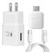 Fast Adaptive Wall Adapter Charger for Samsung Galaxy Tab S3 9.7 EP-TA20JWE - Type C/USB-C 10ft (3m) and OTG Adapter - Rapid Charging - White (US Version With Warranty)