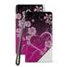 BC Synthetic PU Leather Magnetic Flip Cover Wallet Case and Atom Cloth for Samsung Galaxy J7 Aero (Verizon) - Love Flowers