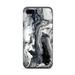 Skin for Apple iPhone 7 8 Plus Skins Decal Vinyl Wrap Stickers Cover - Marble White Grey Swirl Beautiful