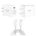 USB C Charger [UL Listed] 30W Power Direct (PD) Fast Adaptive Wall Adapter Charger for Xiaomi Mi 5c Bundled With 6FT (2M) PD USB C to USB C Cable