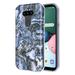 LG K31 /Aristo 5 /Fortune 3/Risio 4 Phone Case Graphic Pattern Marbling Designed Hybrid Thin Hard PC Cushion Rubber Protective Marble Cover [Gray Stone] for LG Aristo 5 LG K31 LG Fortune 3 LG Risio 4