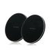 Wireless Charger Ultra Slim [2 Pack]Qi Wireless Charging Compatible with iPhone 11/11Pro/Max/XS/XR/X/8 Plus Compatible with Galaxy S9/S9+/S8/S8+ and All Qi-Enabled Phones