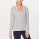 Lululemon Athletica Tops | Lululemon Meant To Move Long Sleeve Sz 8 | Color: Black/Red/Silver/White | Size: 8