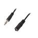 StarTech.com MU1MMFS 0.3 Slim 3.5mm Stereo Extension Audio Cable Male to Female