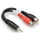 Hosa Y Cable Stereo 1/8 Male to Dual RCA Female 6
