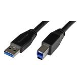 StarTech.com 10m 30 ft Active USB 3.0 USB-A to USB-B Cable - M/M - USB A to B Cable - USB 3.1 Gen 1 (5 Gbps)