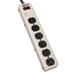 Tripp Lite PM6NSS Tripp Lite PM6NS Waber Surge Protector Strip Metal 6 Outlet 6ft Cord