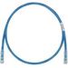 Panduit Tx6-28 Category 6 Performance - Patch Cable - Rj-45 (m) To Rj-45 (m) - 8 In - Utp - Cat 6 - Ieee 802.3at - Booted Halogen-free Snagless Stranded - Blue