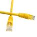 C&E 1.5 Foot Cat 5e Snagless/Molded Boot Yellow Ethernet Patch Cable 5-Pack (CNE52608)