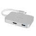 dodocool Aluminum Alloy USB-C to 4-port USB 3.0 Hub with HD Output Port Convert USB Type-C Port into 4 SuperSpeed USB 3.0 Ports and 1 4K HD Output Port for MacBook / MacBook Pro / Chromeboo