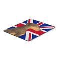 Carolines Treasures SS4921MP Doberman Natural Ears with English Union Jack British Flag Mouse Pad Hot Pad or Trivet