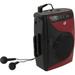 GPX Cassette Player with AM/FM Radio CAS337B Black/Red