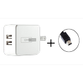 OMNIHIL Replacement 2-Port USB Charger+(32FT)MINI-USB for Denon DN-HC1000S - Serato Scratch Live Sub Controller