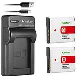 Kastar Battery X2 + Slim USB Charger for Sony NP-BG1 NP-FG1 Battery Sony Cybershot DSC-HX5V DSC-HX9V DSC-W30 DSC-W35 DSC-W50 DSC-W55 DSC-W70 DSC-W80 DSC-W290 DSC-H10 H20 H50 H55 H70