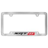 Chrysler SRT 8 Chrome Plated Metal Bottom Engraved License Plate Frame Holder