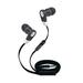 Super High Clarity 3.5mm Stereo Earbuds/ Headphone for ZTE Blade Z Max/ X/ Axon M/ Z Max/ Spark/ X Max/ Max 3/ Grand X 4/ V8 Pro (Black) - w/ Mic & Volume Control + MND Stylus