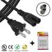 AC Power Cord Cable for for Viewsonic VA1938WA-LED VA2037M-LED VA1912A-LED VX2450WM-LED VX2252MH PLUS 6 Outlet Wall Tap - 1 ft