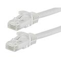 Monoprice Cat6 Ethernet Patch Cable - 7 Feet - White | Network Internet Cord - Snagless RJ45 Stranded 550Mhz UTP Pure Bare Copper Wire 24AWG - Flexboot Series