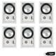 SpeakerCraft MT6 Three - In-Wall or Ceiling Speaker Includes White Grill - (Multipack of 3 pair 6 speakers total)