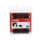 Badgy ID Card Printer Ribbon Black 8 in. H CBGR0500K