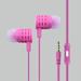 High Definition Sound 3.5mm Stereo Earbuds/ Headphone Compatible with iPod Touch (2019) iPod touch (6th 5th 4th 3rd 2nd generation) Nano (Pink) - w/ Mic + MND Stylus