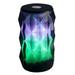 Portable Wireless Speaker w/ Magic Changing Colorful Lights for Nokia X6 5.1 3.1 2.1 7 Plus 8 Sirocco 6 (2018) (Black)