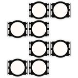 Theater Solutions RK6C In Ceiling Installation Rough In Kit for 6.5 Speakers 4 Pair Pack