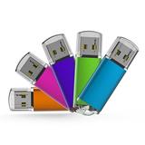 KOOTION 2GB USB Flash Drive Memory Stick Fold Storage Thumb Pen Drive Swivel 5 Colors ( Blue Purple Pink Green Orange )