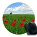 POPCreation poppy flowers field Round Mouse pads Gaming Mouse Pad 7.87x7.87 inches