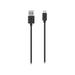 Belkin F2CU012BT2M-BLK Black MixIt Colour Range 2m Micro USB Cable for Smartphones and Tablets